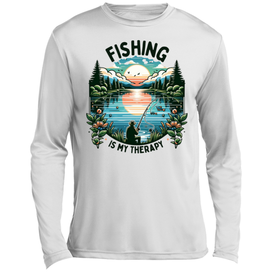 Fishing is my Therapy Men’s Long Sleeve Performance Tee
