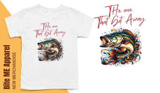Vibrant Trophy Fish Artistic T-Shirt - 'The One That Got Away' Angler Collection